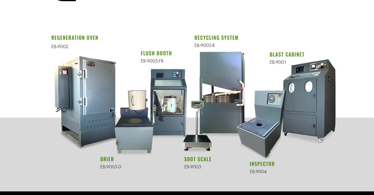 J-Mac DPF, DOC and SCR cleaning equipment line